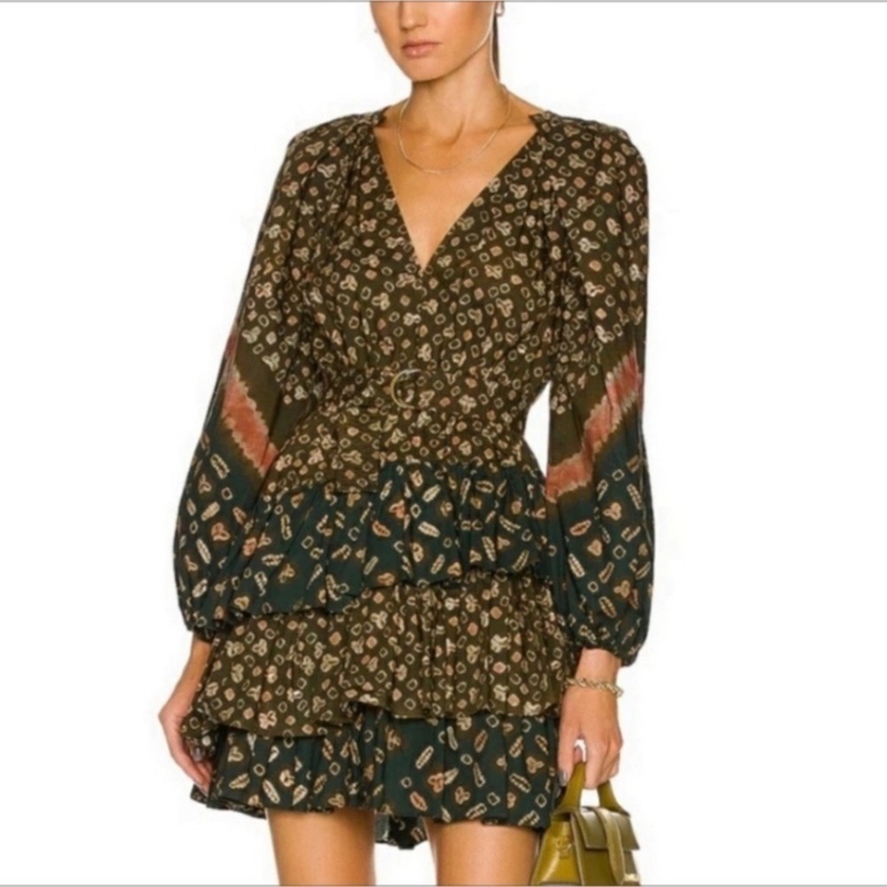 ULLA JOHNSON Miranda mini Dress Jasper Sz 8